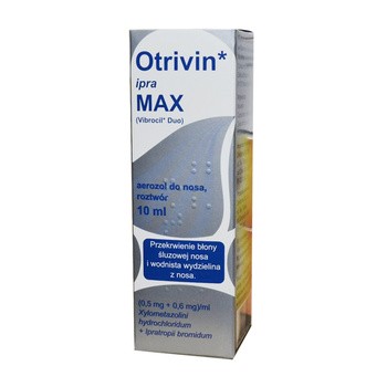 Otrivin ipra Max, aerozol do nosa, 10 ml (import równoległy, Delfarma)