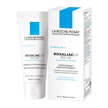 La Roche-Posay Rosaliac UV Riche, krem nawilżający, 40 ml