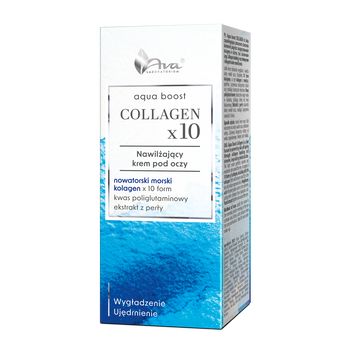 AVA Aqua Boost Collagen, nawilżający krem pod oczy, 15 ml