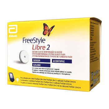 Zestaw 2x FreeStyle Libre 2, system monitorowania glukozy flash (sensor)