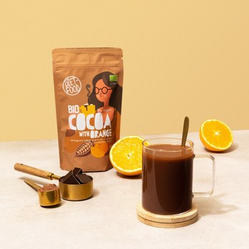 Diet-Food, Bio kakao o smaku pomarańczowym, 200 g