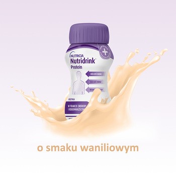 Nutridrink Protein, płyn o smaku waniliowym, 4 x 125 ml