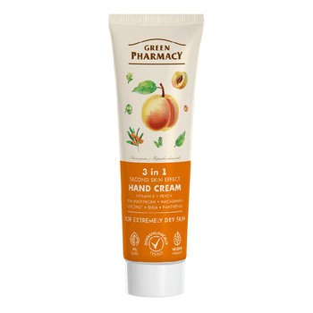 Green Pharmacy, brzoskwinia, krem do rąk 3w1, 100 ml