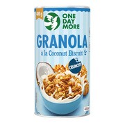 OneDayMore Granola à la Coconut Biscuit z chipsami kokosowymi i białą czekoladą, 400 g https://azcdn.doz.pl/image/d/product/aa496d1d-scale-180x180.png