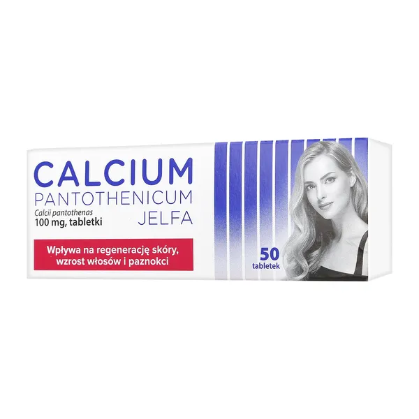 Calcium pantothenicum 100 mg 50 tabletek [Jelfa]