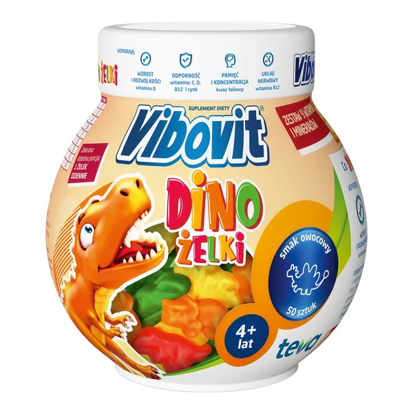 Vibovit Dino multiwitamina żelki 50 szt [Vibovit] - Vibovit