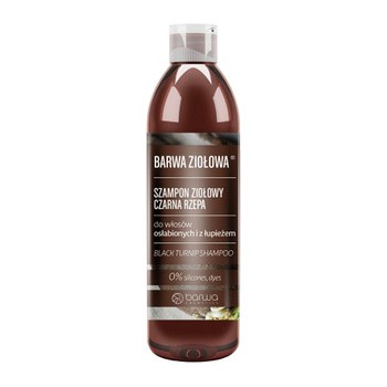 Barwa Ziołowa, szampon Czarna Rzepa do włosów osłabionych, 250 ml