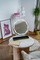 Beautifly Round LED Vanity Mirris, podświetlane lusterko do makijażu z regulacją światła LED, 1 szt.