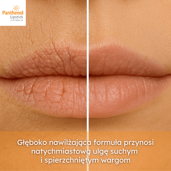 Biovena Panthenol Lipstick SPF 15, pomadka ochronna do suchych i spierzchniętych ust, 4,5 g