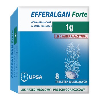 Efferalgan Forte 1 G Tabletki Musujace 8 Szt Portal Dbam O Zdrowie