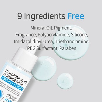APLB Hyaluronic Acid Ceramide HA B5 Ampoule, serum nawilżające do twarzy z kwasem hialuronowym, ceramidami i witaminą B5, 40 ml