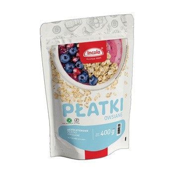 Incola, płatki owsiane bezglutenowe, 400 g