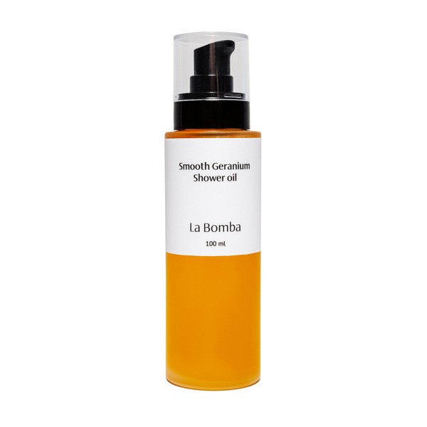 La Bomba La Bomba, olejek pod prysznic Smooth Geranium Shower Oil, 100 ml — Składniki i ocena