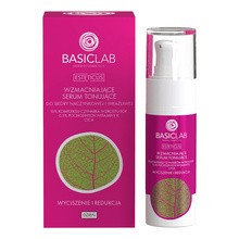BasicLab Esteticus, wzmacniające serum tonujące do skóry naczynkowej i wrażliwej, 30 ml