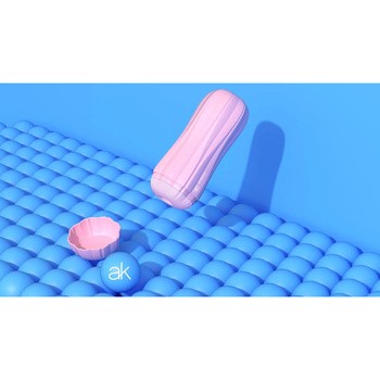 After Kiss Flying Flower Series, ręczny masturbator, gentle, 1 szt.