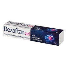 Dezaftan, żel do stosowania w jamie ustnej, 8 g