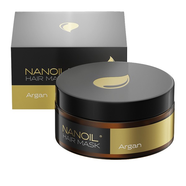 Nanoil Argan Hair Mask, Haarmaske, Öl mit Arganöl, 300 ml