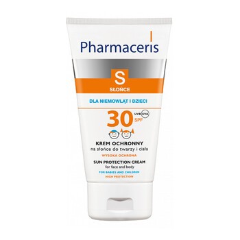 Pharmaceris S, krem ochronny na słońce, dla niemowląt i dzieci, SPF 30, 125 ml