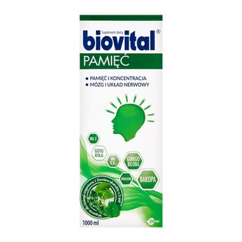 Zestaw Biovital Zdrowie + Pamięć, płyn, 1000 ml
