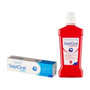 Zestaw SeptOral, Halito, żel do mycia zębów z oktenidyną, 100 ml + Profilactic, płyn do płukania jamy ustnej, 500 ml https://azcdn.doz.pl/image/d/product/446aabdb-scale-180x180.png