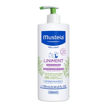 Mustela Bebe-Enfant Liniment, emulsja oczyszczająca skórę pod pieluszką, 750 ml