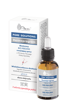 AVA Pore Solutions, bio peeling zwężający pory, 30 ml