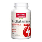 Jarrow Formulas, L-Glutamine, 1000 mg, tabletki, 100 szt.        
