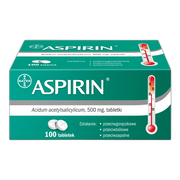 Aspirin, 500 mg, tabletki, 100 szt.