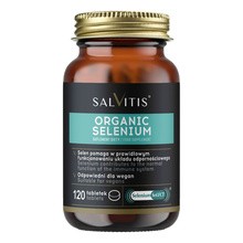Salvitis Organic Selenium (Selen organiczny), tabletki powlekane, 120 szt.
