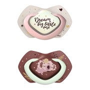Canpol Babies, smoczek silikonowy symetryczny, light touch, Sleepy Koala, pink, 0-6 m, 2 szt. https://azcdn.doz.pl/image/d/product/5e7d4e68-scale-180x180.png