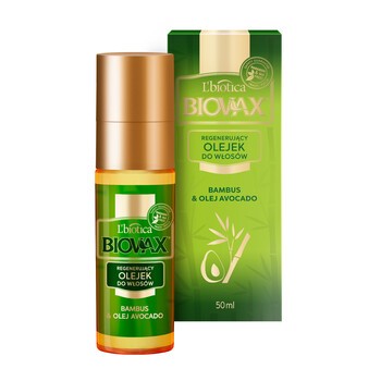 Biovax Bambus & Olej Avocado, olejek regenerujący do włosów, 50 ml