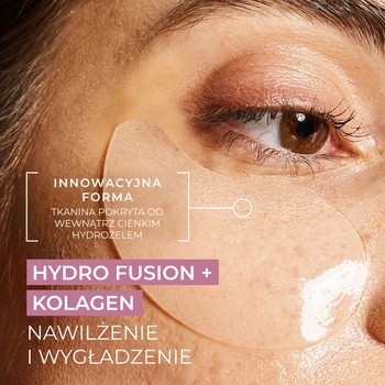 L`Biotica PGA Hydro Fusion, hydrożelowe płatki pod oczy z kolagenem, 1 komplet (2 szt.)