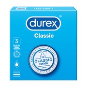 alt Durex Classic, prezerwatywy ze środkiem nawilżającym, 3 szt.
