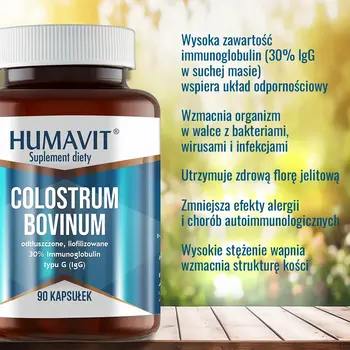 Humavit Colostrum Bovinum, kapsułki, 90 szt.