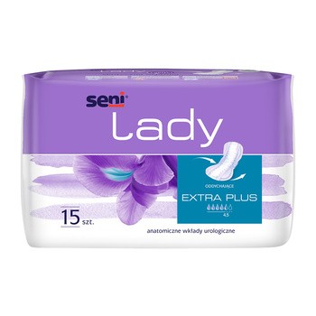 Seni Lady Extra Plus, wkładki urologiczne, 15 szt.