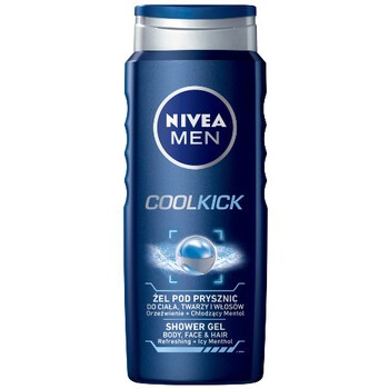 Nivea Men Cool Kick, żel pod prysznic, 250 ml