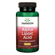 alt Swanson ALA kwas alfa liponowy, 600 mg, kapsułki, 60 szt.