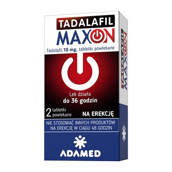 Zestaw Maxon Tadalafil 10 mg + Sildenafil 25 mg, tabletki
