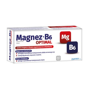 Magnez + B6 Optimal, tabletki, 60 szt.