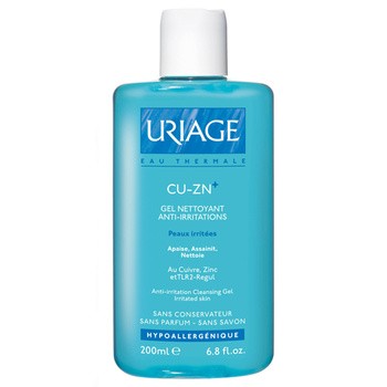 Uriage Cu-Zn+, żel myjący, 200 ml