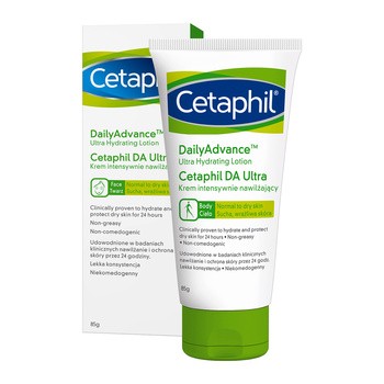 Cetaphil DA Ultra, krem intensywnie nawilżający, skóra sucha i wrażliwa, 85 g