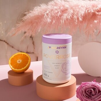 Allnutrition, ALLDEYNN PowerRose tropical - orange, proszek, 450 g
