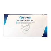 Maska medyczna jednorazowa BETAtex, 3-warstwowa z gumkami, 50 szt.