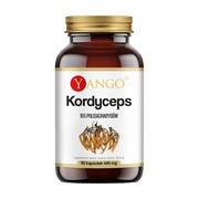 Kordyceps - ekstrakt 10% polisacharydów, kapsułki, 90 szt. (Yango)