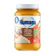 Humana 100% Organic, obiadek warzywa z ryżem i indykiem, bez dodatku soli, 6 m+, 190 g