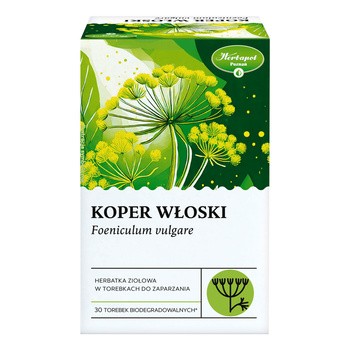 Herbapol Poznań, Koper włoski, herbatka ziołowa, 30 x 2 g