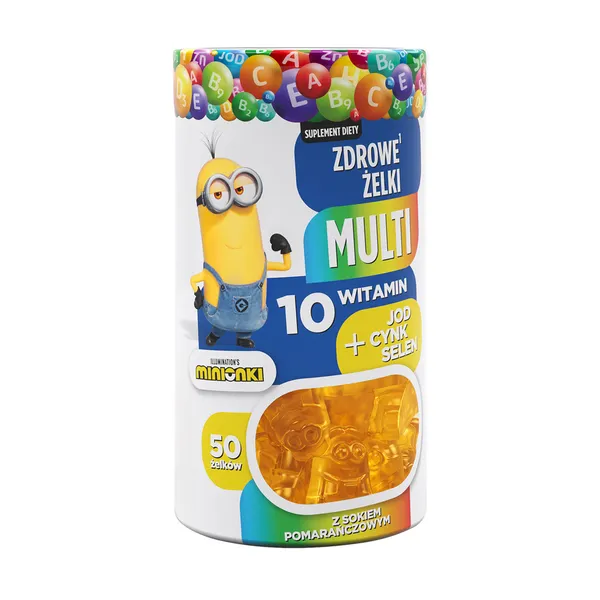 Minionki Multi Zdrowe Żelki multiwitamina 50 żelek [Zdrowe Żelki] - Zdrowe Żelki