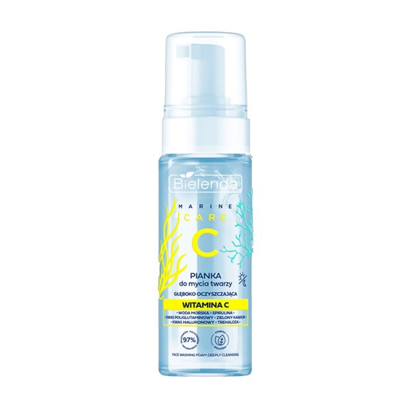 C Marine Care głęboko oczyszczająca pianka do mycia twarzy 150ml [Bielenda] - Bielenda