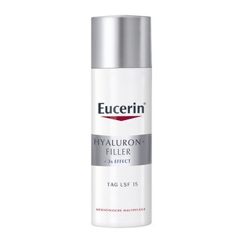 Eucerin Hyaluron-Filler, przeciwzmarszczkowy krem na dzień z kwasem Hialuronowym do skóry normalnej i mieszanej SPF 15, 50 ml