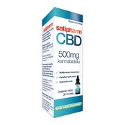 alt Satipharm CBD 500 mg, smak miętowy, olej, 30 ml